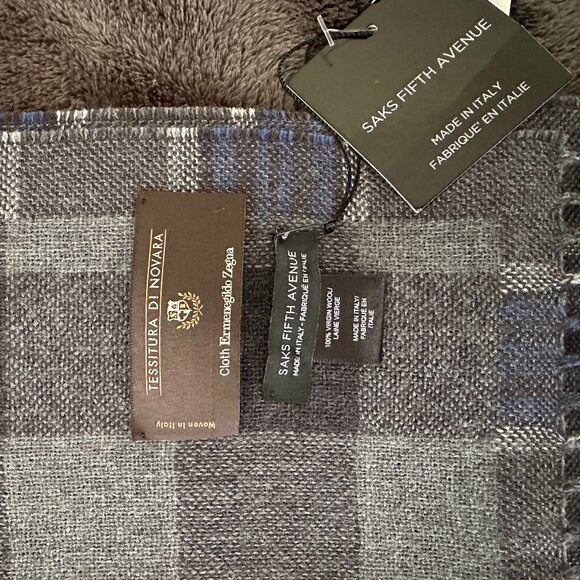 NWT Italian Pure Wool Scarf - Picture 4 of 5